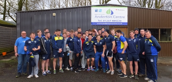 Squadbuilder sponsor Under 19’s Weekend at the Anderton Centre