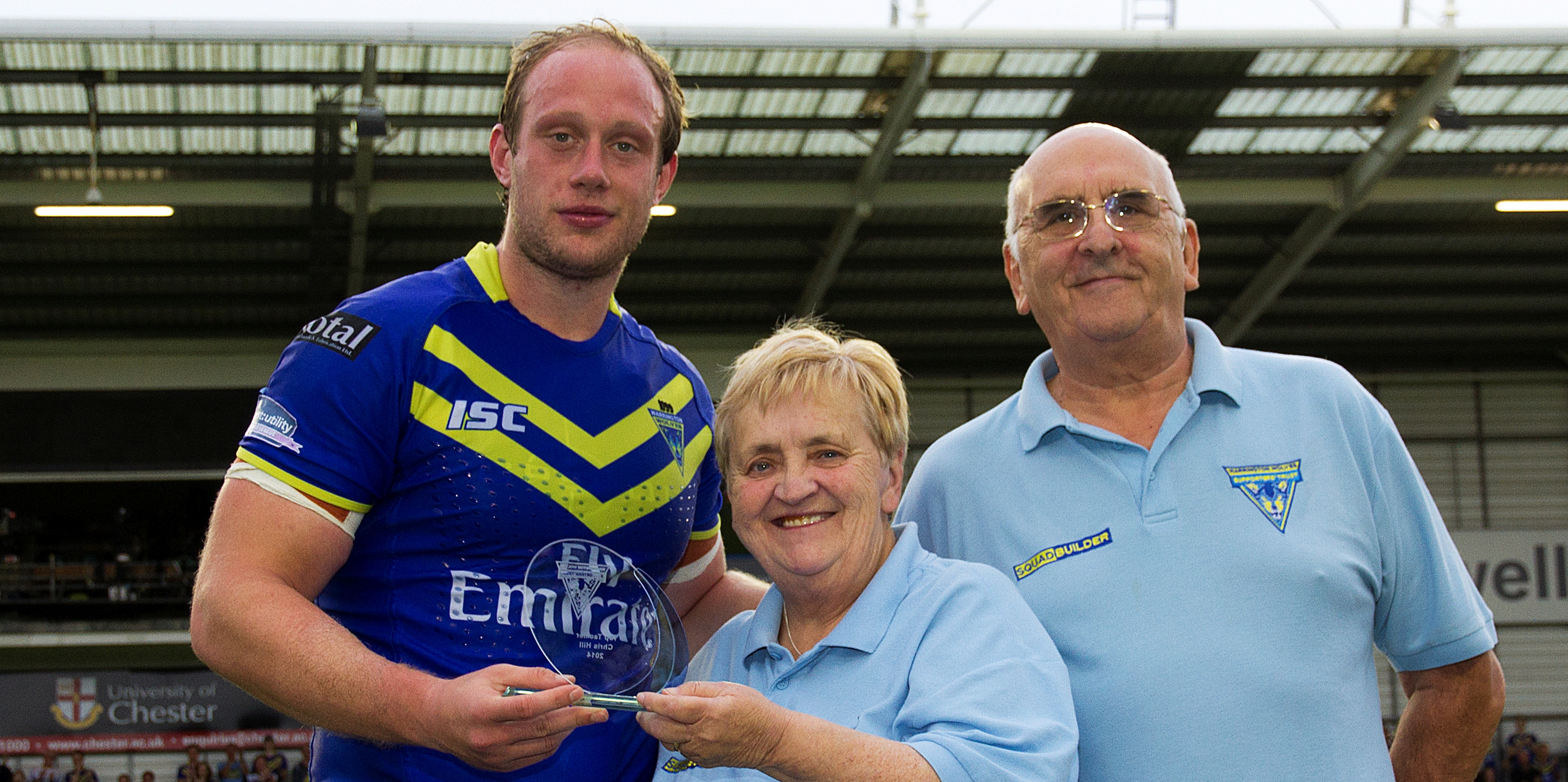 Chris Hill WWST Top Tackler 2014