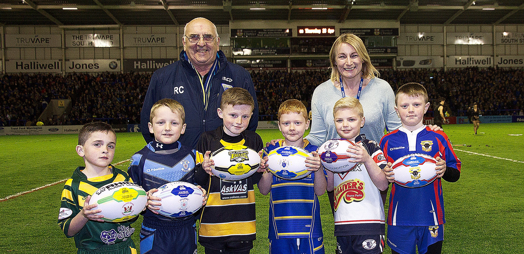 WWST and Veeps sponsor balls for local clubs.