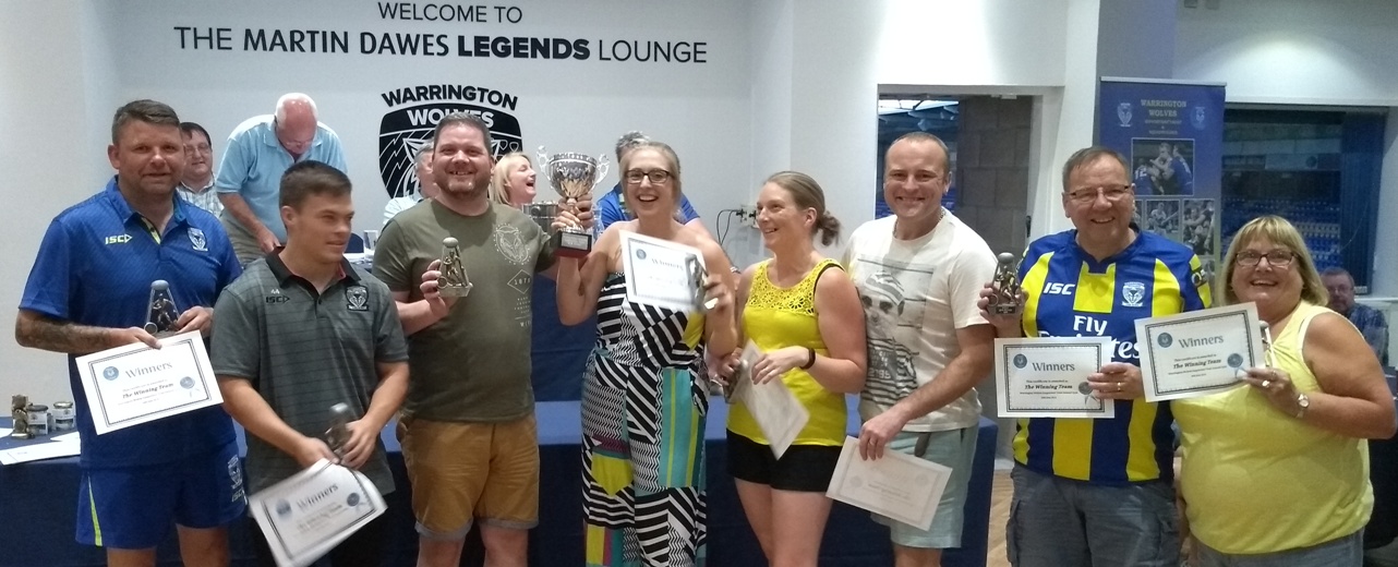 WWST 2018 Quiz Night Results