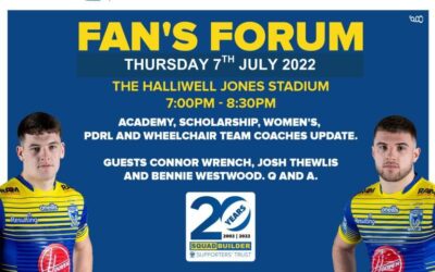 Fans Forum 07 July 2022