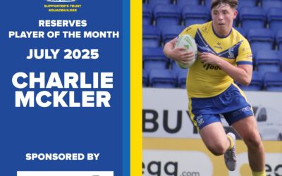Charlie McKler Reserves Player of the Month July 2025