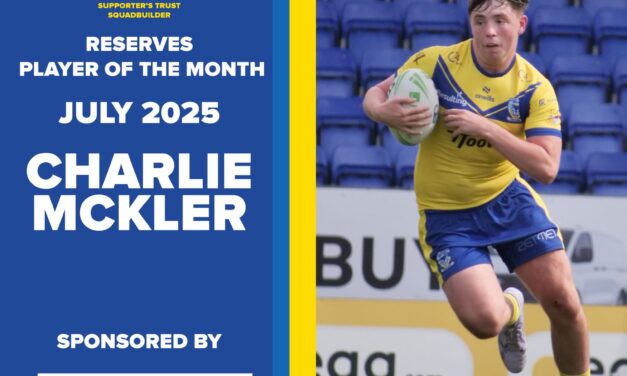 Charlie McKler Reserves Player of the Month July 2025