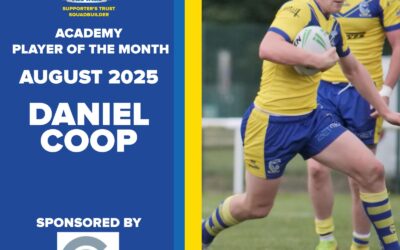 Daniel Coop Academy Player of the Month August 2025