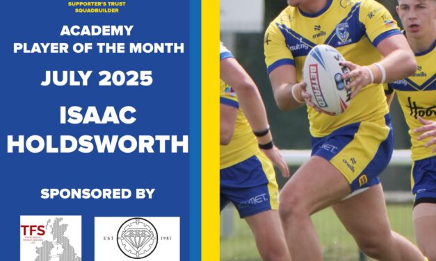 Isaac Holdsworth Academy Player of the Month July 2025